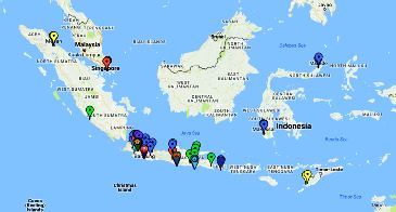 Map Location (Google Map) Businessman Program Nomor